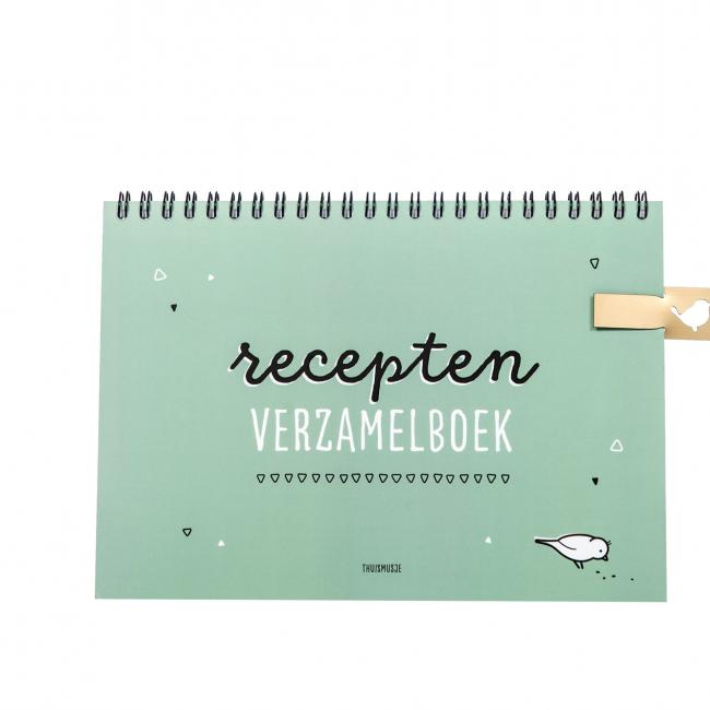 Receptenboek voorkant vrijstaand